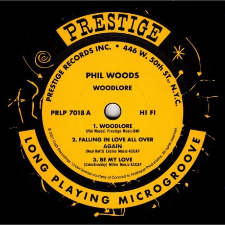 Phil Woods - Woodlore (Analogue) (0753088701818) виниловая пластинка - фото 2