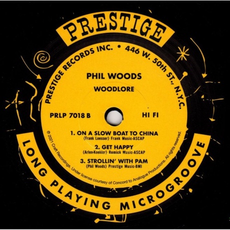 Phil Woods - Woodlore (Analogue) (0753088701818) виниловая пластинка - фото 3