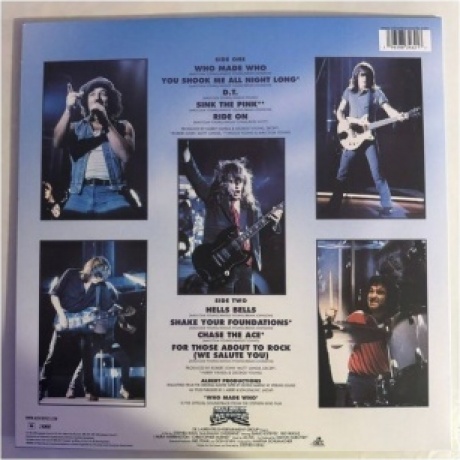 AC/DC - Who Made Who (coloured) (0196588346217) виниловая пластинка - фото 3