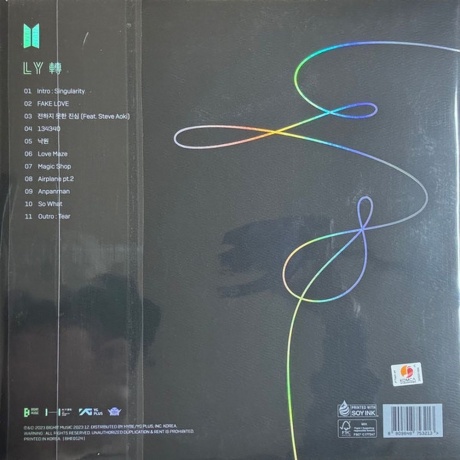 BTS - Love Yourself (coloured) (8809848753213) виниловая пластинка - фото 3