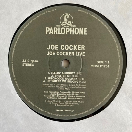 Joe Cocker - Live (8718469537303) виниловая пластинка - фото 5
