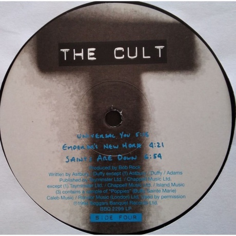 Cult, The, The Cult (0607618229917) виниловая пластинка - фото 6