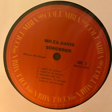 Miles Davis - Sorcerer (8719262032477) виниловая пластинка - фото 3