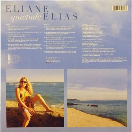 Eliane Elias - Quietude (0708857305117) виниловая пластинка - фото 2