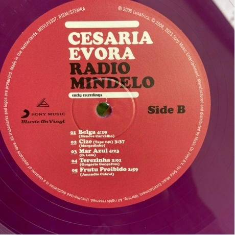 Evora, Cesaria, Radio Mindelo (coloured) (8719262027404) виниловая пластинка - фото 7