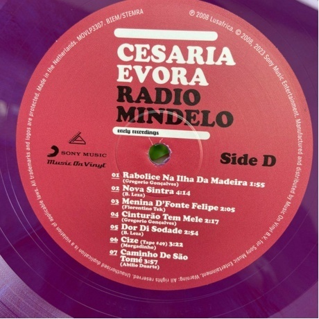 Evora, Cesaria, Radio Mindelo (coloured) (8719262027404) виниловая пластинка - фото 8