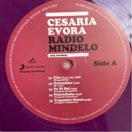 Evora, Cesaria, Radio Mindelo (coloured) (8719262027404) виниловая пластинка - фото 9