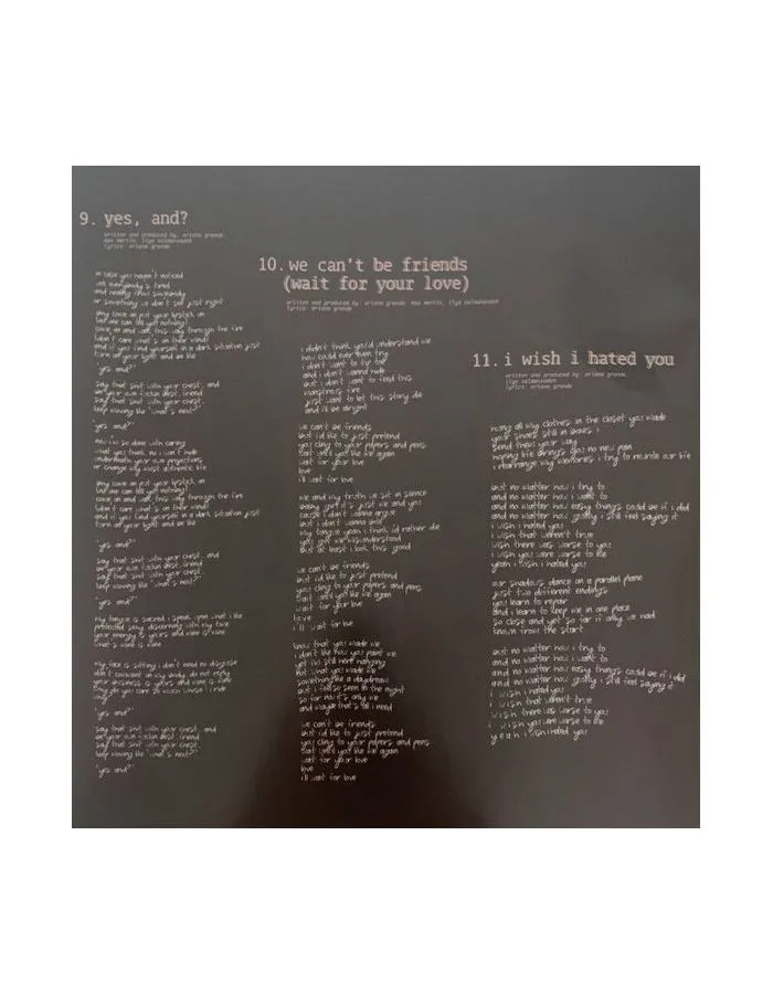 Виниловая пластинка Grande, Ariana, Eternal Sunshine (coloured) (0602465026276) - фото 13