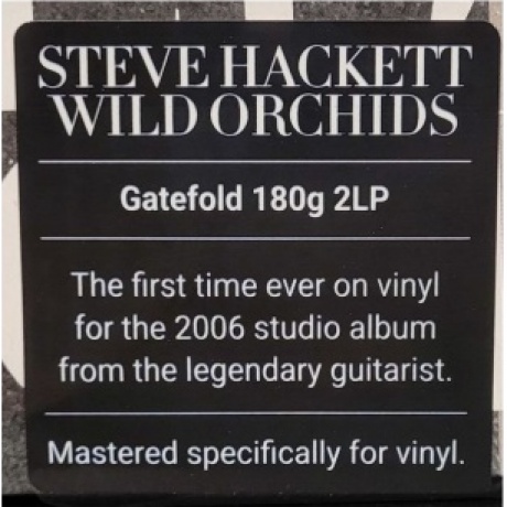 Steve Hackett - Wild Orchids (0196588370618) виниловая пластинка - фото 5