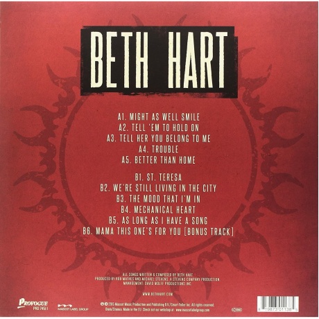 Beth Hart - Better Than Home (coloured) (0810020506952) виниловая пластинка - фото 2