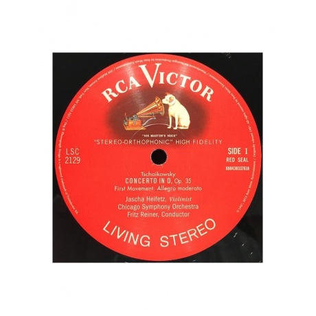 Виниловая пластинка Heifetz, Jascha, Tchaikovsky: Violin Concerto (Analogue) (0753088212918) - фото 3