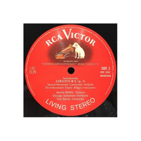 Виниловая пластинка Heifetz, Jascha, Tchaikovsky: Violin Concerto (Analogue) (0753088212918) - фото 4