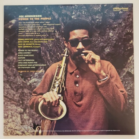 Joe Henderson - Power To The People (0888072534186) виниловая пластинка - фото 5