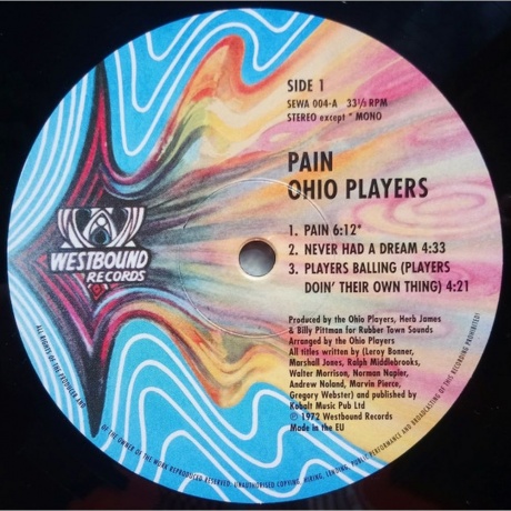 Ohio Players - Pain (0029667011211) виниловая пластинка - фото 2