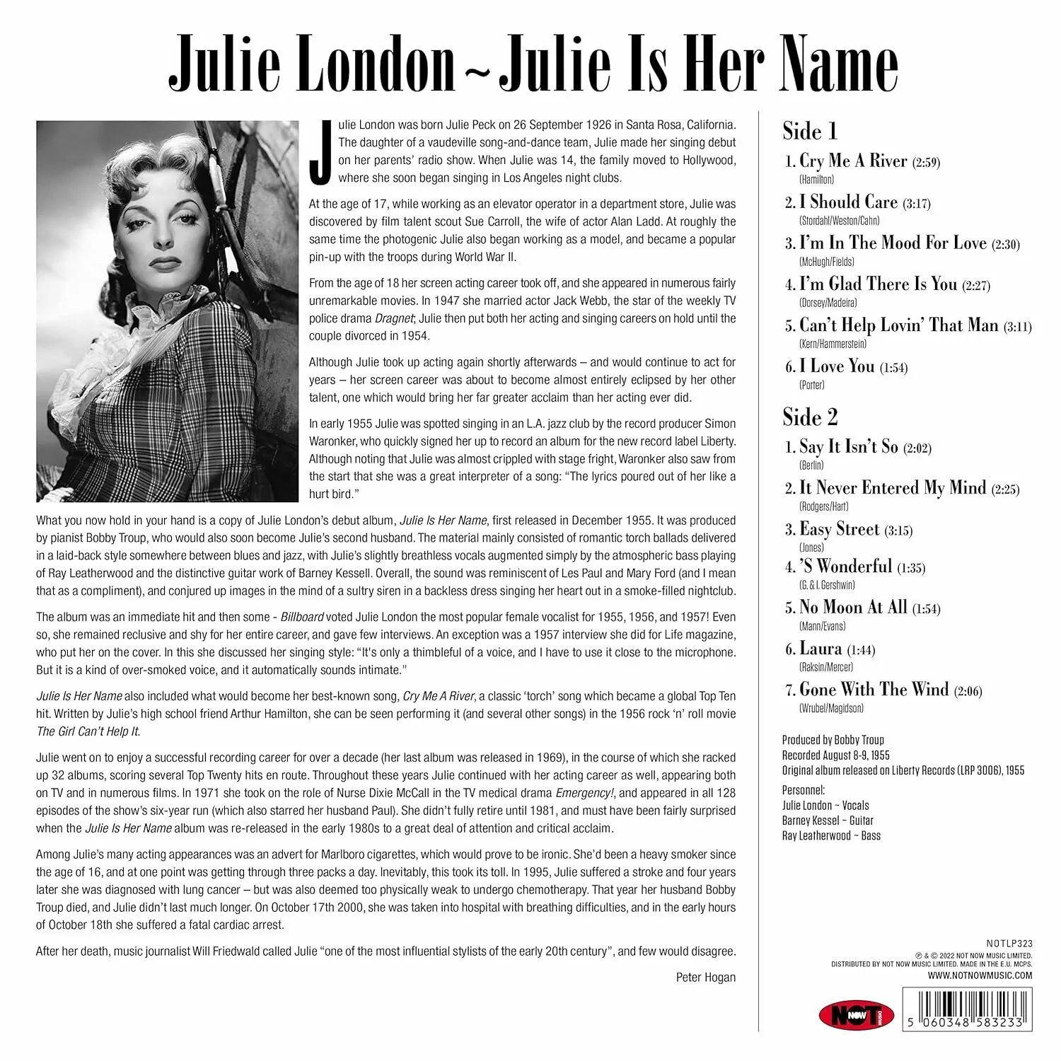 Виниловая пластинка London, Julie, Is Her Name (coloured) (5060348583233) - фото 3