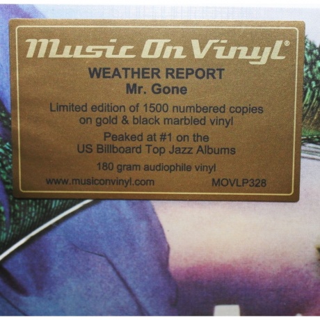 Weather Report - Mr. Gone (coloured) (8719262030909) виниловая пластинка - фото 2