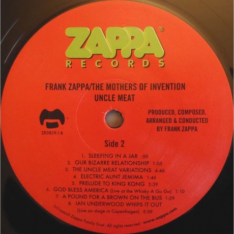 Frank Zappa - Uncle Meat (0824302383919) виниловая пластинка - фото 4