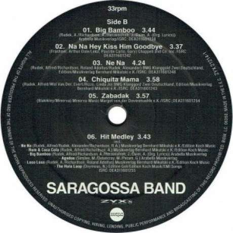 Saragossa Band - The Party Mix (0194111010550) виниловая пластинка - фото 4