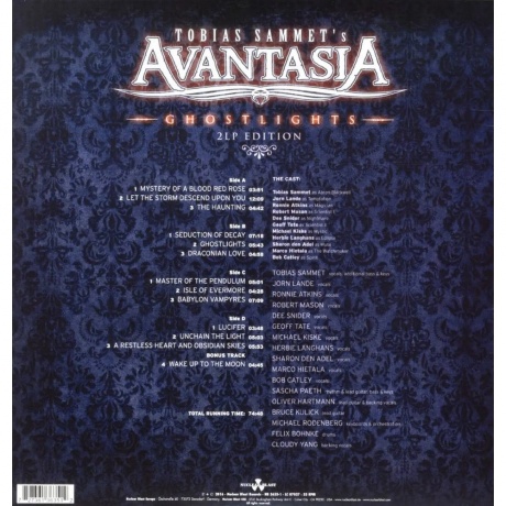 Avantasia - Ghostlights (0727361363512) виниловая пластинка - фото 2