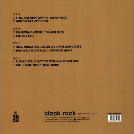 Joe Bonamassa - Black Rock (Solid Gold) (8712725746409) виниловая пластинка - фото 3