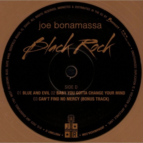 Joe Bonamassa - Black Rock (Solid Gold) (8712725746409) виниловая пластинка - фото 8