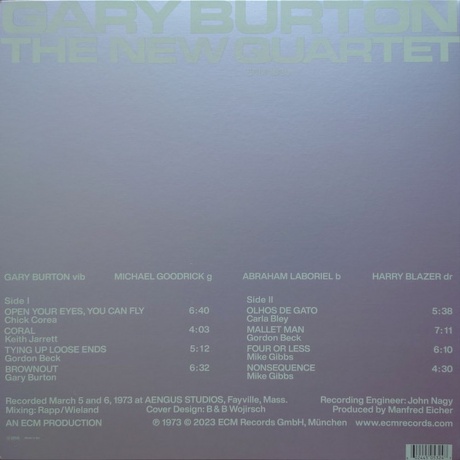 Gary Burton - The New Quartet (Analogue) (0602445053247) виниловая пластинка - фото 2