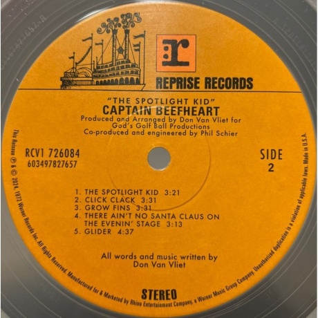 Captain Beefheart - The Spotlight Kid (coloured) (0603497827657) виниловая пластинка - фото 3