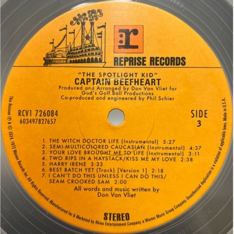 Captain Beefheart - The Spotlight Kid (coloured) (0603497827657) виниловая пластинка - фото 4