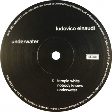 Ludovico Einaudi - Underwater (0602438754625) виниловая пластинка - фото 5