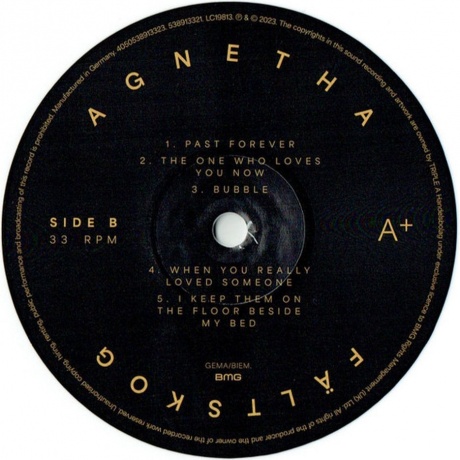 Agnetha Faltskog - A+ (coloured) (4050538913323) виниловая пластинка - фото 8