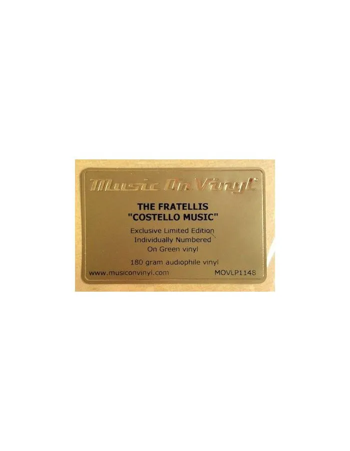 0600753518489, Виниловая пластинка Fratellis, The, Costello Music - фото 3
