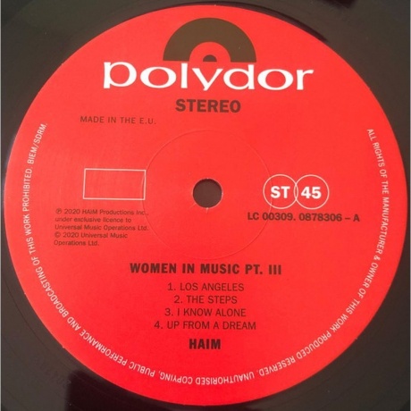 Haim - Women In Music Pt. III (0602508138171) виниловая пластинка - фото 5
