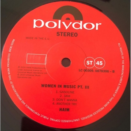 Haim - Women In Music Pt. III (0602508138171) виниловая пластинка - фото 6