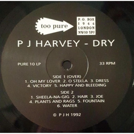 0644918001010, Harvey, PJ, Dry виниловая пластинка - фото 4