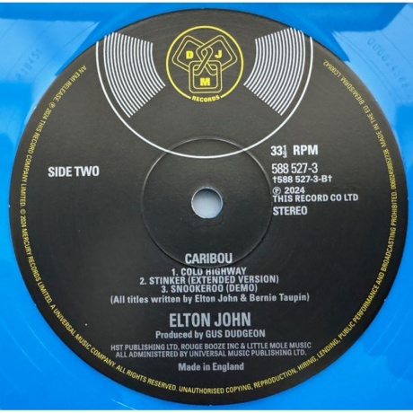 Elton John - Caribou (coloured) (0602458852721) виниловая пластинка - фото 5