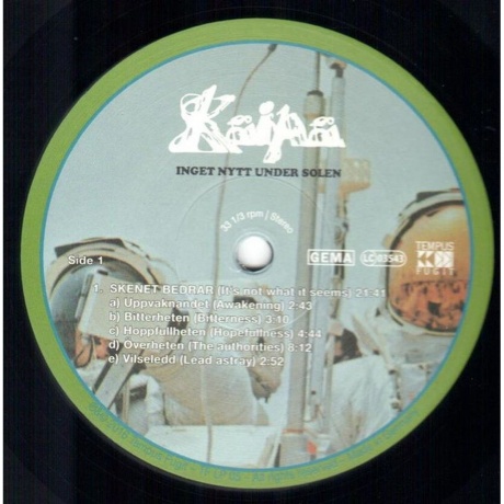 Kaipa - Inget Nytt Under Solen (0886922805653) виниловая пластинка - фото 2