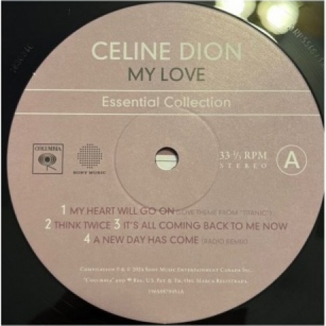 Celine Dion - My Love: Essential Collection (0196588794513) виниловая пластинка - фото 6