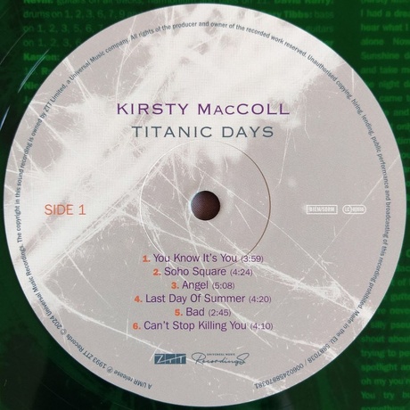 Kirsty MacColl - Titanic Days (coloured) (0602458870381) виниловая пластинка - фото 2