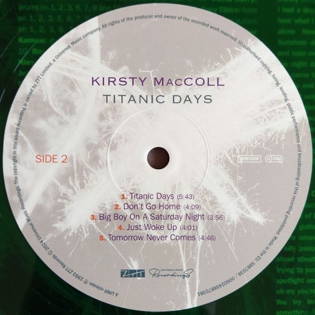 Kirsty MacColl - Titanic Days (coloured) (0602458870381) виниловая пластинка - фото 3