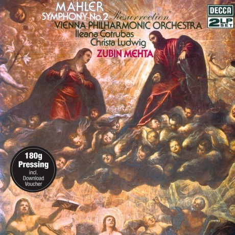Zubin Mehta - Mahler: Symphony No.2 (0028948302444) виниловая пластинка - фото 1