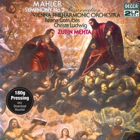 Zubin Mehta - Mahler: Symphony No.2 (0028948302444) виниловая пл...