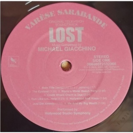 OST - LOST (Michael Giacchino) (0888072532342) виниловая пластинка - фото 5