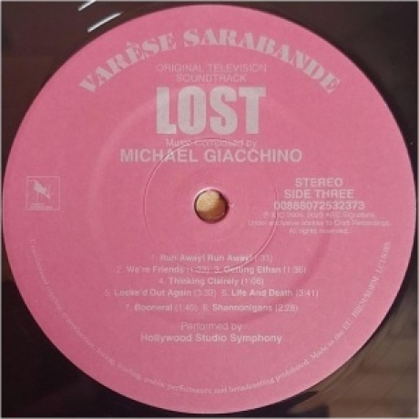 OST - LOST (Michael Giacchino) (0888072532342) виниловая пластинка - фото 7