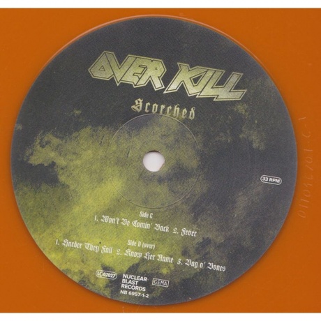Overkill - Scorched (coloured) (4065629695743) виниловая пластинка - фото 5