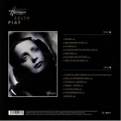Edith Piaf - La Collection Harcourt (coloured) (3596973559760) виниловая пластинка - фото 2
