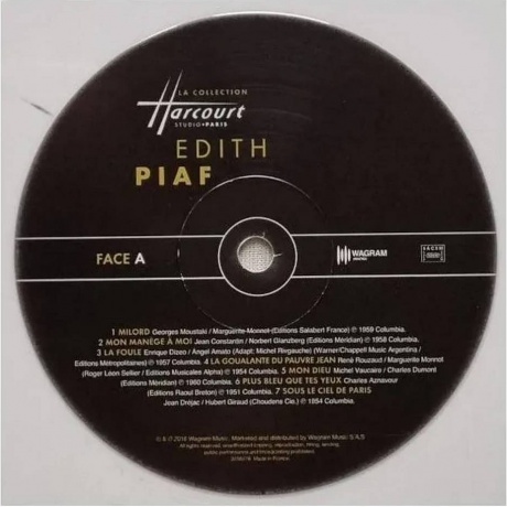 Edith Piaf - La Collection Harcourt (coloured) (3596973559760) виниловая пластинка - фото 3