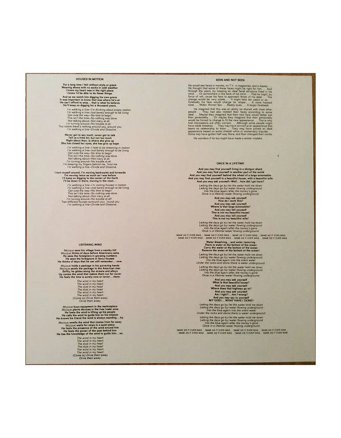 0081227080211, Виниловая пластинка Talking Heads, Remain In Light - фото 8