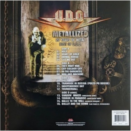 U.D.O. - Metallized (coloured) (0884860572217) виниловая пластинка - фото 4