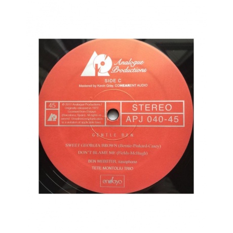 0753088404573, Виниловая пластинка Webster, Ben, Gentle Ben (Analogue) - фото 7
