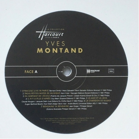 3596973560261, Montand, Yves, La Collection Harcourt (coloured) виниловая пластинка - фото 5